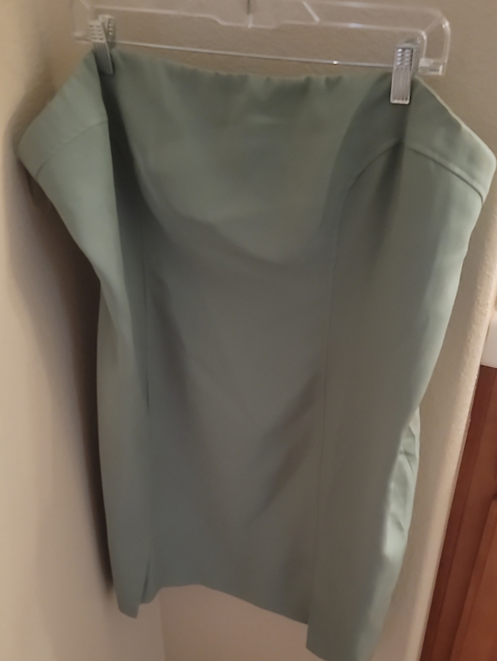 NWT Sage Green Strapless Mini Dress